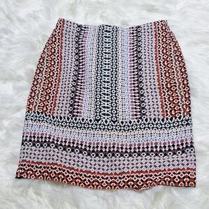 J Crew size 2 colorful pencil skirt